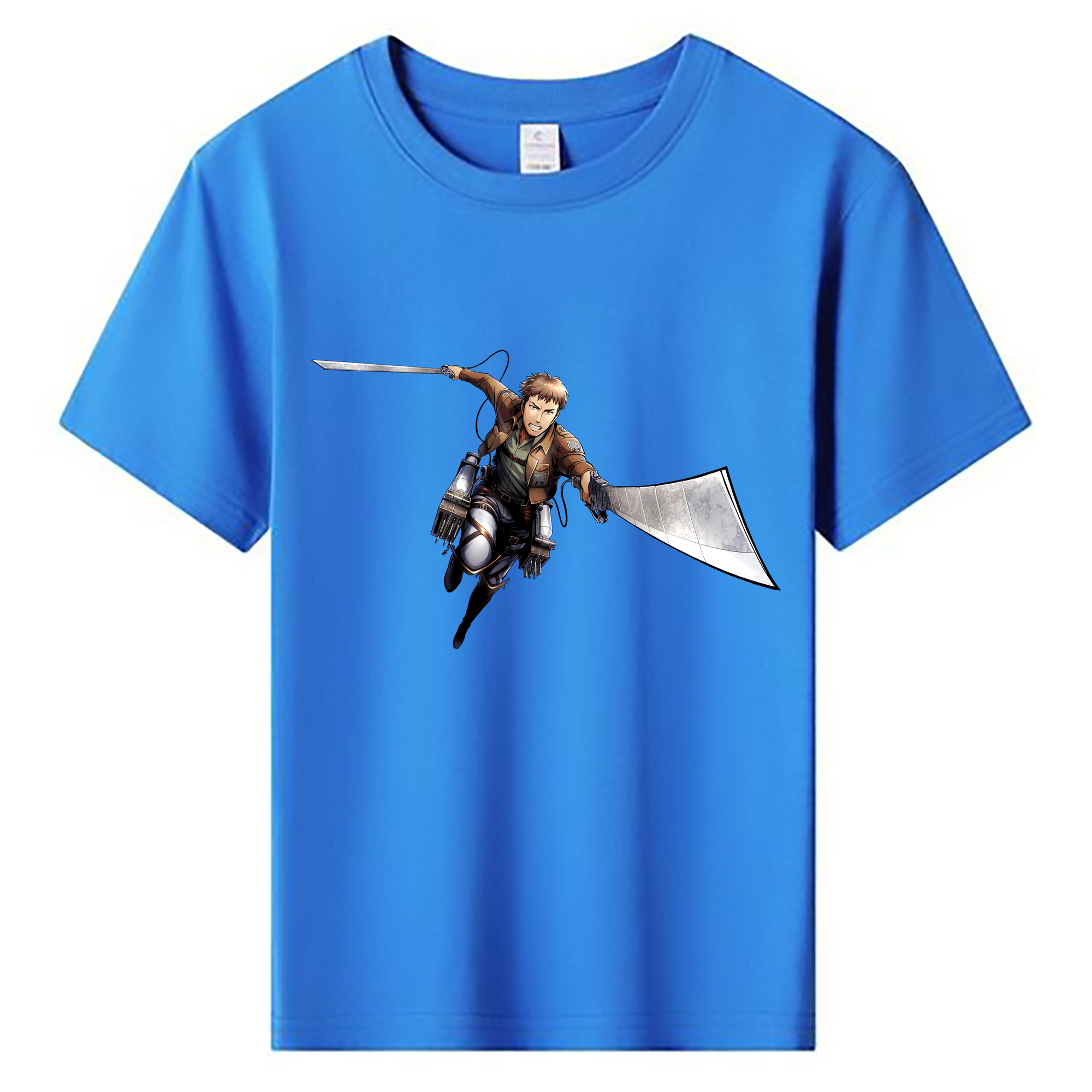 （画像用） 進撃の巨人 Attack on Titan 綿100％キッズTシャツ（フロントプリント）